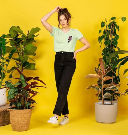 Very cherry v neck t-shirt - Trend Tonic