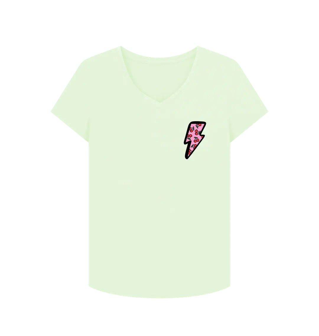 Very cherry v neck t-shirt - Trend Tonic