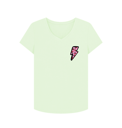 Very cherry v neck t-shirt - Trend Tonic