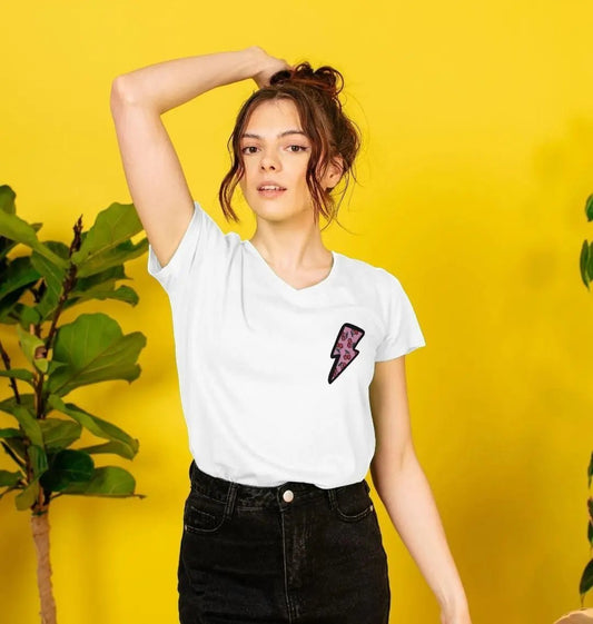 Very cherry v neck t-shirt - Trend Tonic
