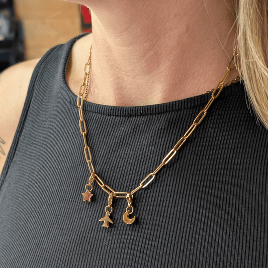 Wanderlust charm necklace - Trend Tonic