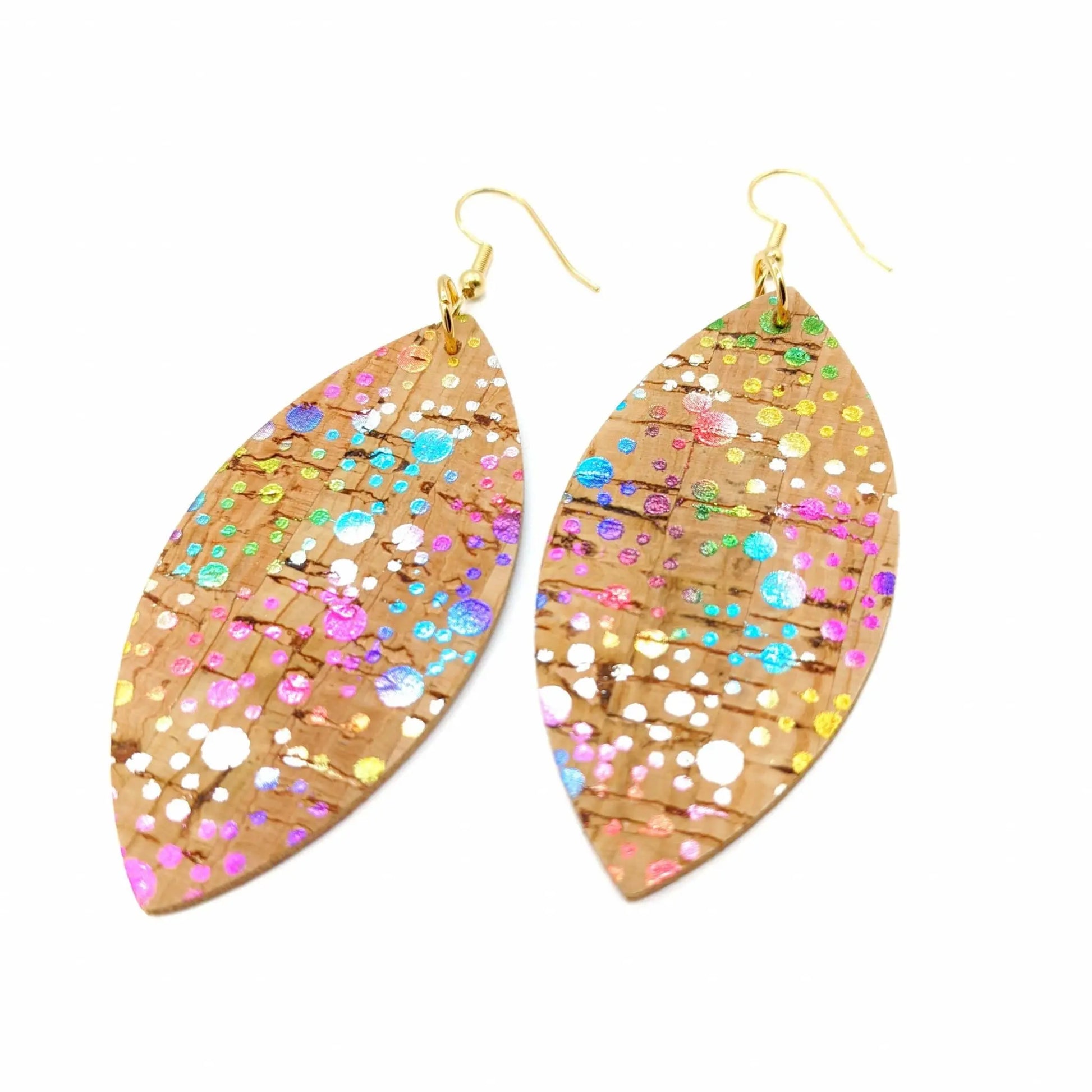 Rainbow Leaf earrings - Trend Tonic 