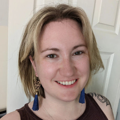 Cheetah heart and blue tassel earrings - Trend Tonic