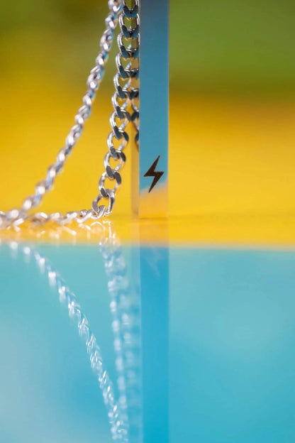 Custom Engraved Long Bar Necklace – 4 - Sided Personalisation - Trend Tonic